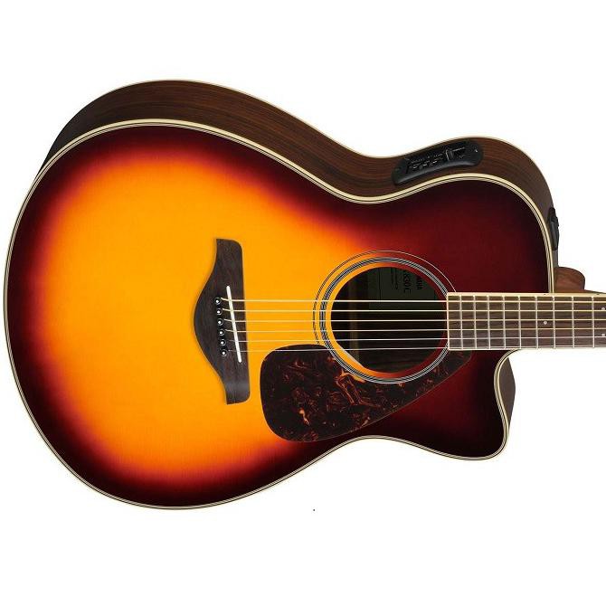 Yamaha Fsx830C Bs Brown Sunburst Acoustic Electric Guitar