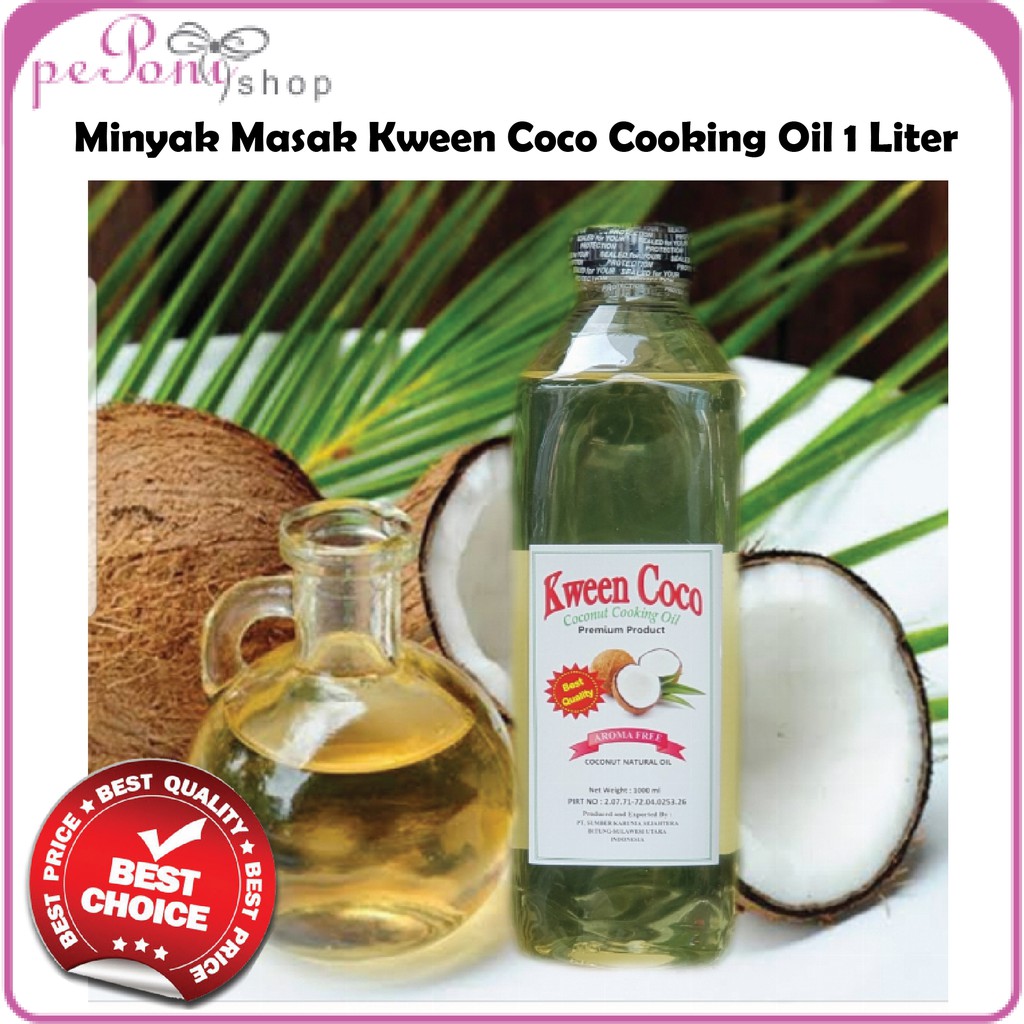 Minyak Kelapa Murni - Minyak Masak KWEEN COCO Cooking Oil 1 Liter