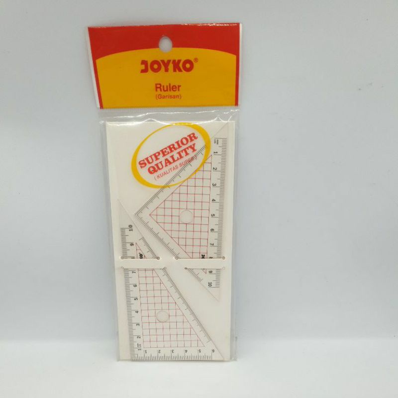 

penggaris set joyko RL ACS1 ruler set 15cm busur penggaris segitiga