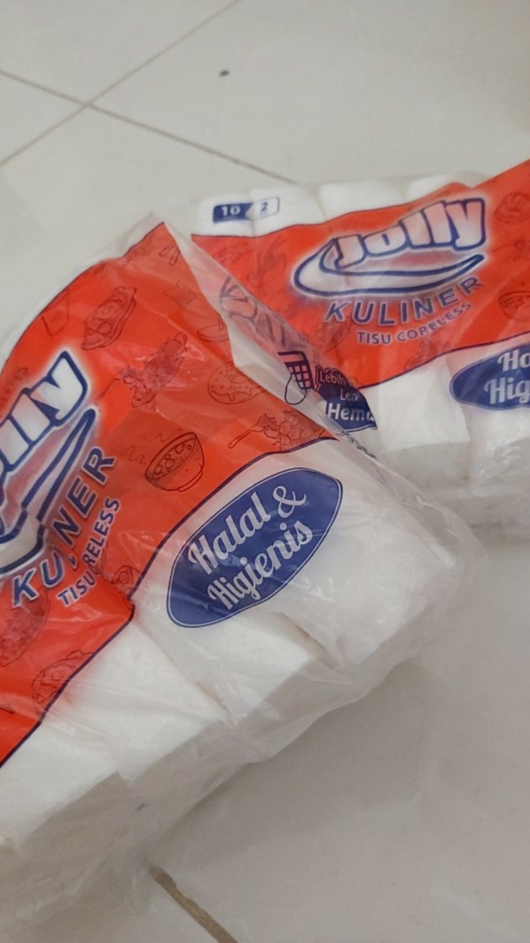 Jolly Kuliner Coreless Tissue Embossed [10 Roll]