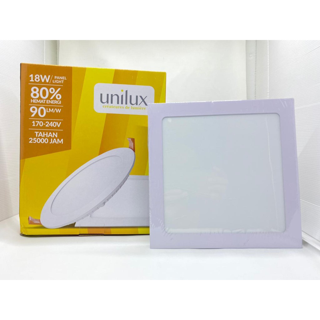 DOWNLIGHT PANEL LED UNILUX 18 W INBOW KOTAK PUTIH CDL 220V 6500K