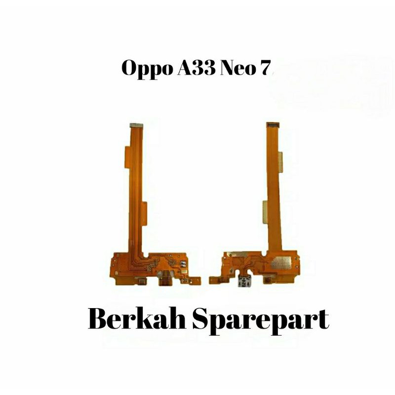 FLEXIBEL KONEKTOR CHARGER CON CAS MICROPHONE OPPO A33 NEO 7