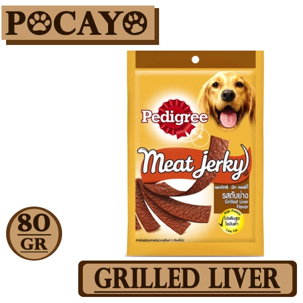 Pedigree Meat Jerky Strap Grilled Liver 80gr