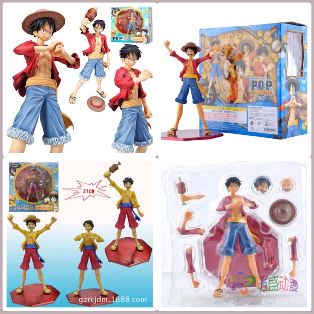 Action Figure One Piece POP Sailing Again Monkey D Luffy