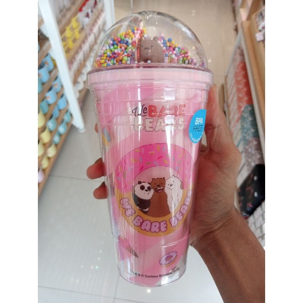 MINISO TUMBLER WE BARE BEARS 480ML