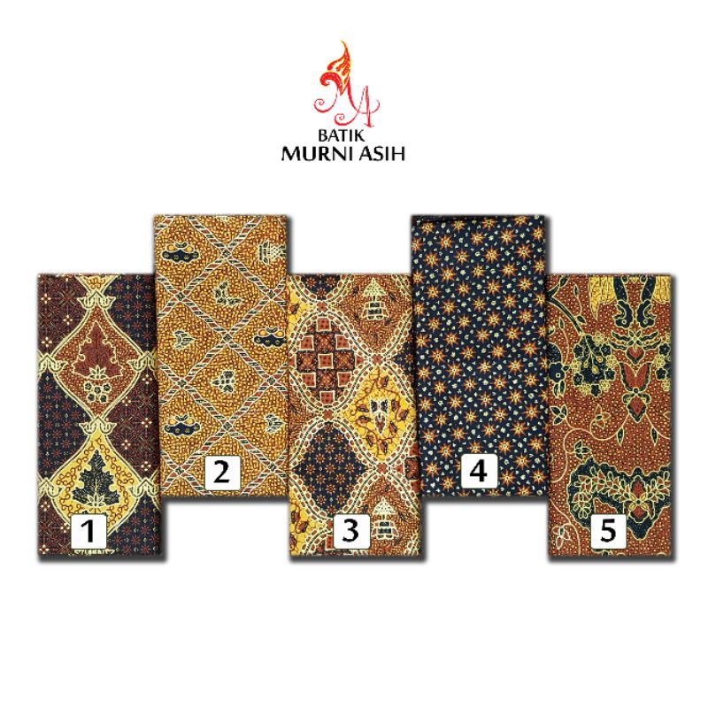 Batik Murni Asih - Kain Batik Prada Soga Sogan Jarik Panjang Kebaya