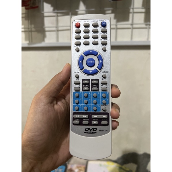 REMOTE REMOT DVD BOMBA AMD-013GZ ORIGINAL ASLI