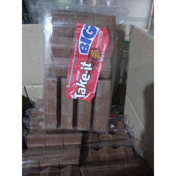 delfi take it utuh cokelat dan patahan greentea 500gram