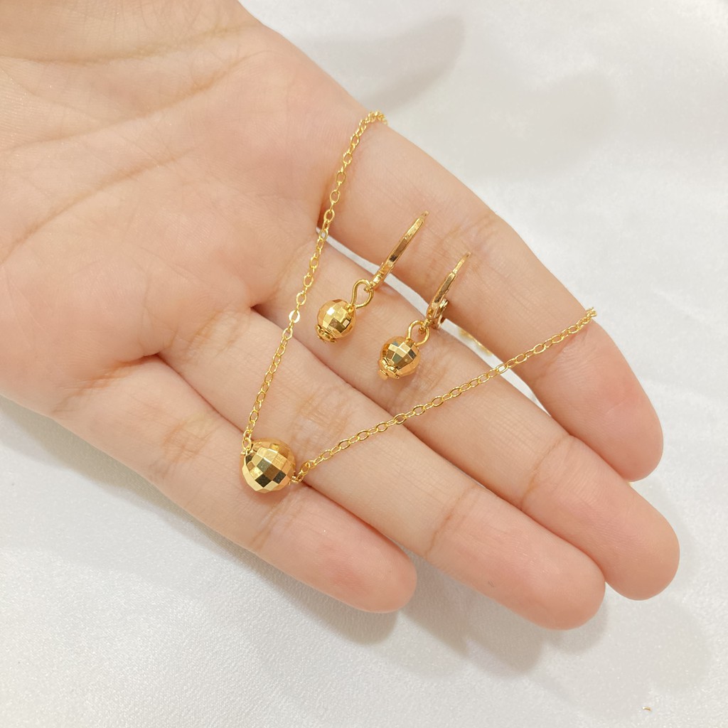 Kalung Lapis Emas Dengan Liontin Untuk Anak / Dewasa