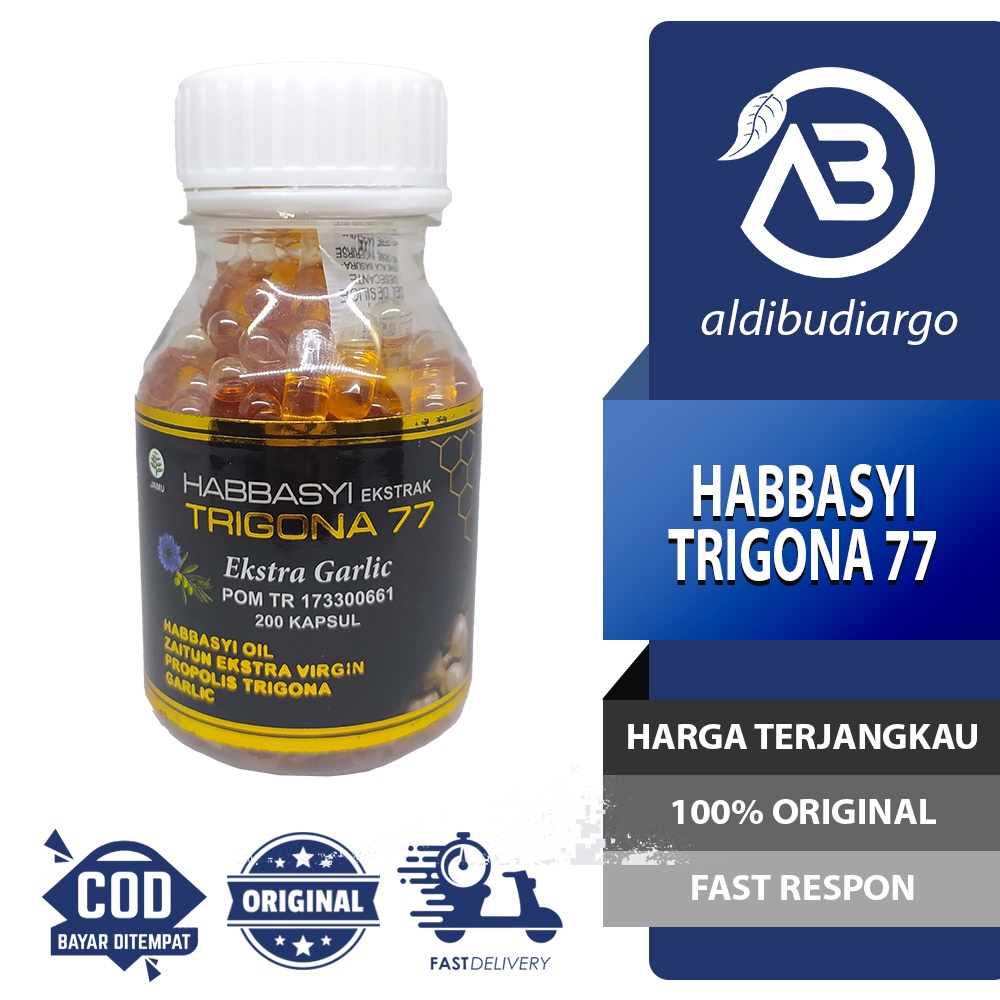 HABBASYI TRIGONA 77 EKSTRA GARLIC 200 KAPSUL