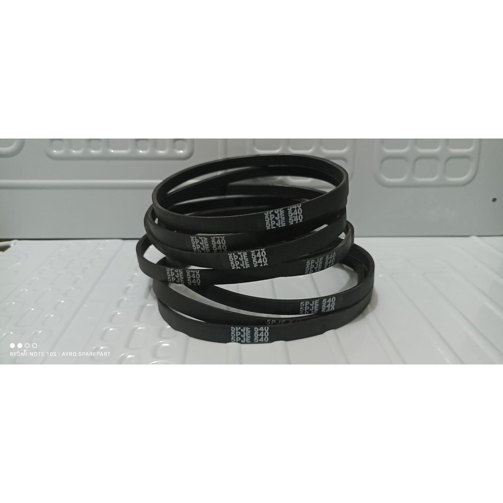 V BELT KARET POLY MESIN CUCI LG 1 TABUNG SMART INVERTER 11 KG - 18 KG