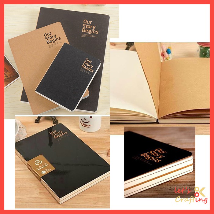 

Buku Sketsa Our Story Begins Sketchbook Buku Gambar
