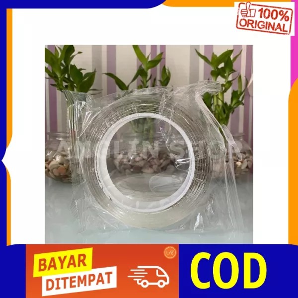 

Double Tape Nano Gel Bening Tahan Air Lebar 20mm Super Kuat