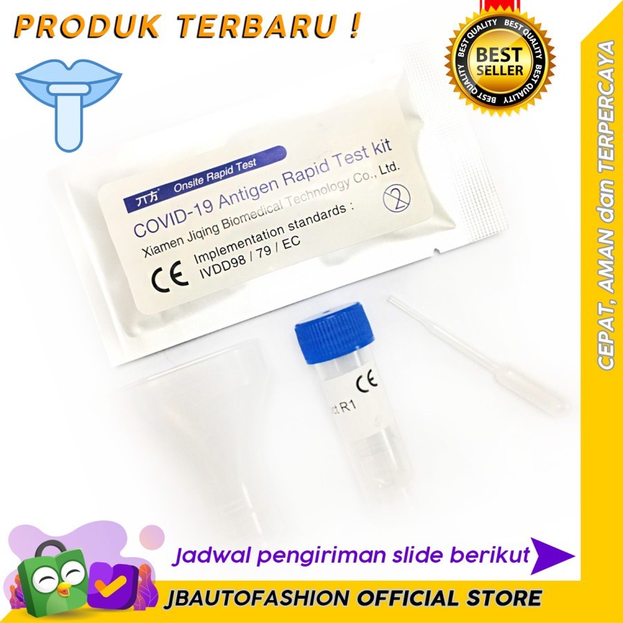 ORIGINAL NOVEL SALIVA ANTIGEN TEST ASLI ECERAN