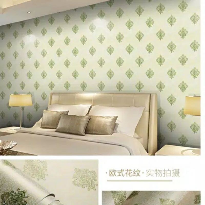 Wallpaper Sticker Dinding Motif Wayang Ukuran 10 meter x 45 cm