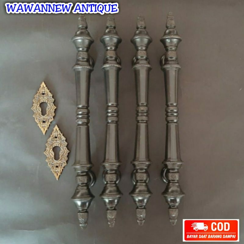 Handle Pintu / Gagang Pintu Rumah Pagar Kuningan Antik Murah 48cm