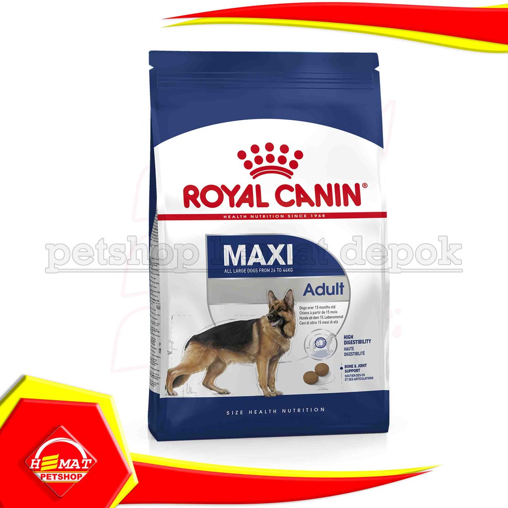 Royal Canin Maxi Adult 15 Kg  Makanan Anjing dewasa 15kg