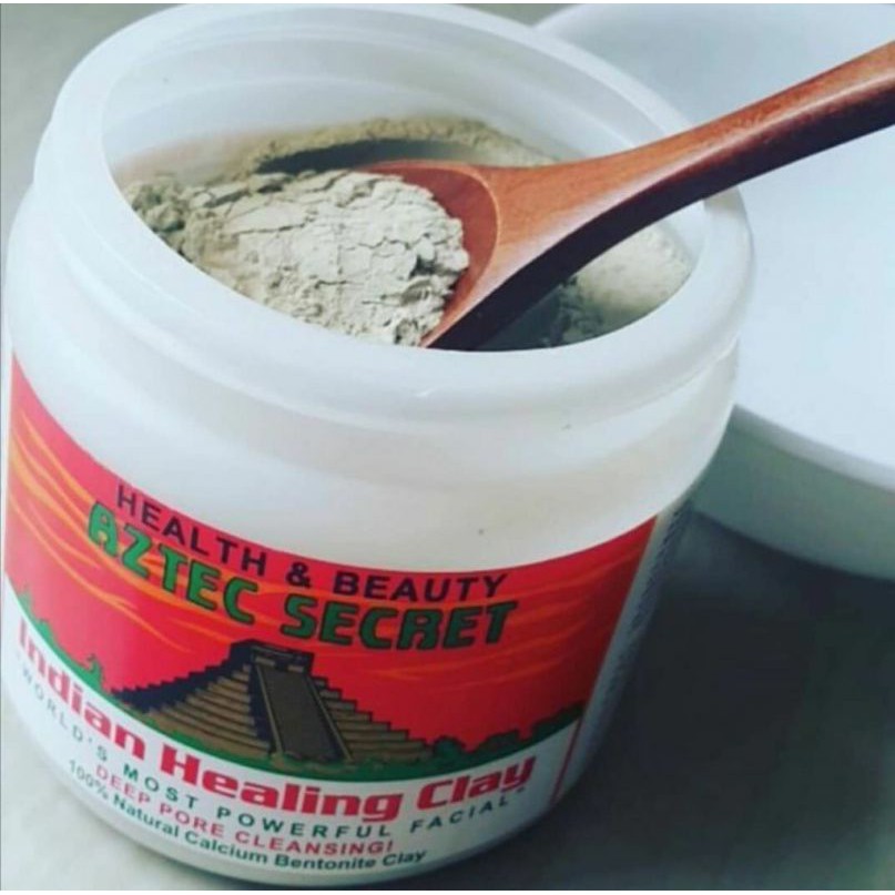 100GR SHARE AZTEC SECRET INDIAN HEALING CLAY SHARE IN JAR + BOX - CLAY MASK FACE MASK HAIR MASK