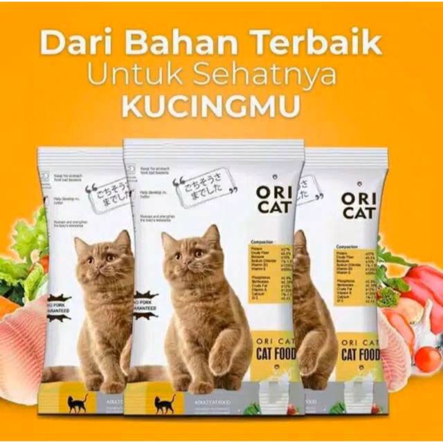 grab/gojek ( 1 KARUNG 20KG) - makanan kucing ori cat 20 kg - oricat adult 20 kg