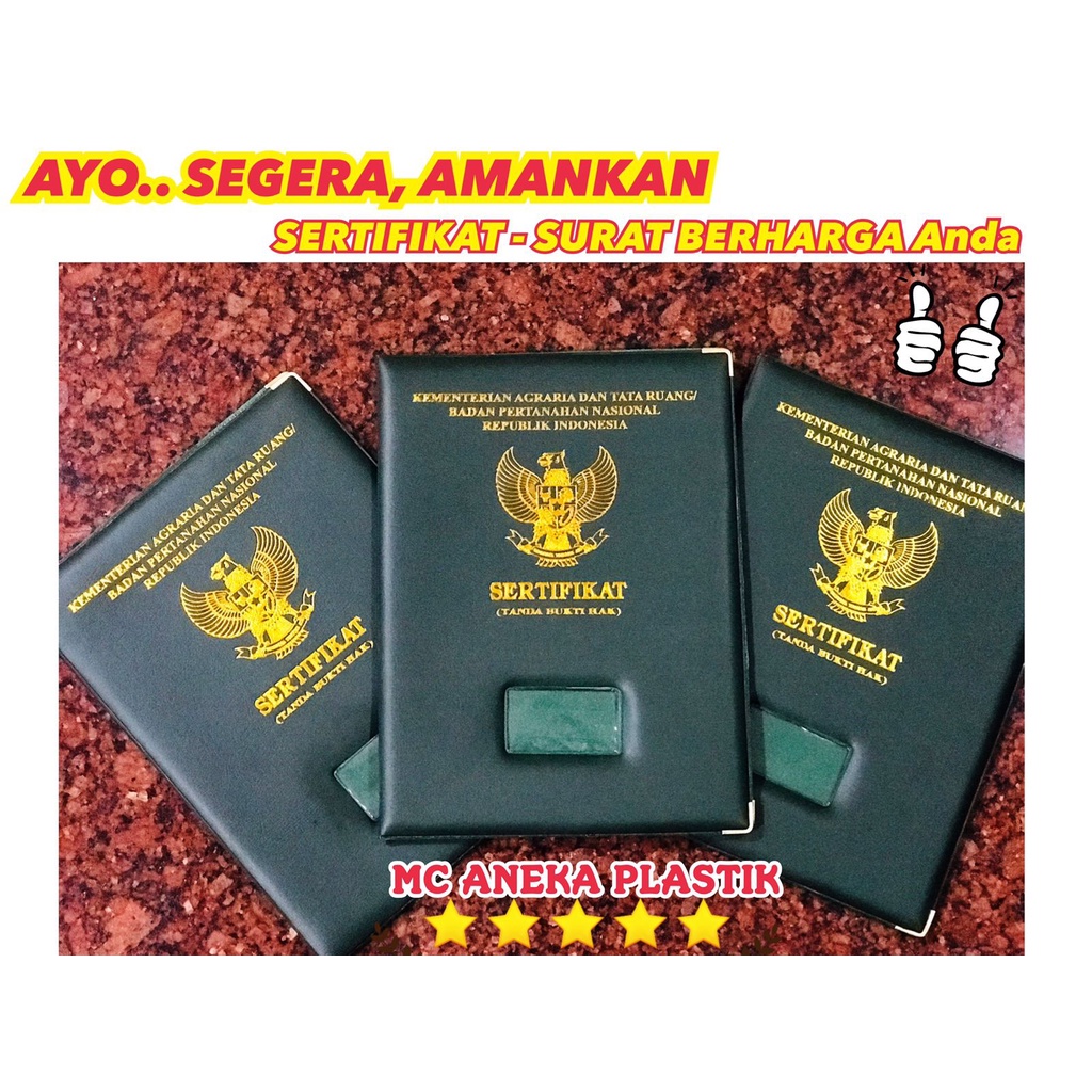 

COVER SERTIFIKAT TANAH / MAP SERTIFIKAT TANAH / DOKUMENT ORGANIZER
