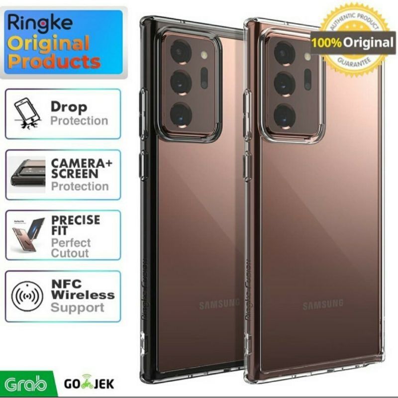 Original Ringke Case Samsung Galaxy Note 20 Ultra atau 20 Casing Softcase  Note 20 Ultra Clear