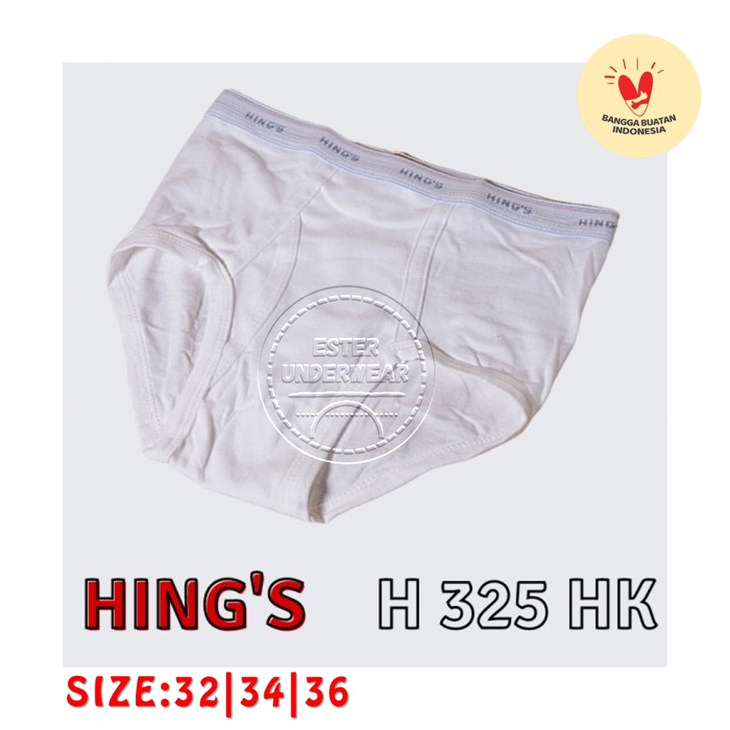 Celana Dalam Pria HING'S 325HK SIZE 32-34-36 ISI-1 PCS