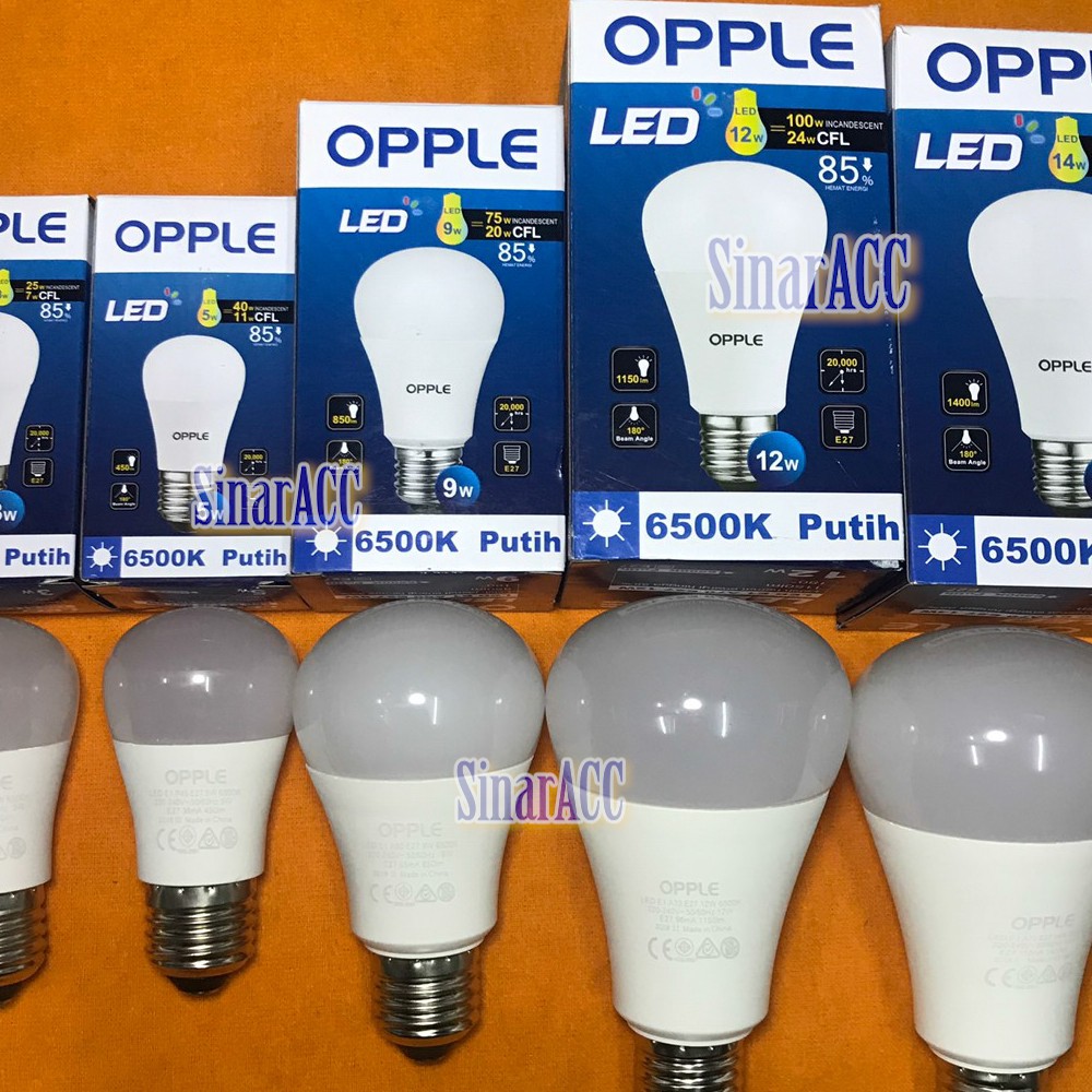 LAMPU LED OPPLE 7W BOHLAM BULB 7WATT 7 WATT E27