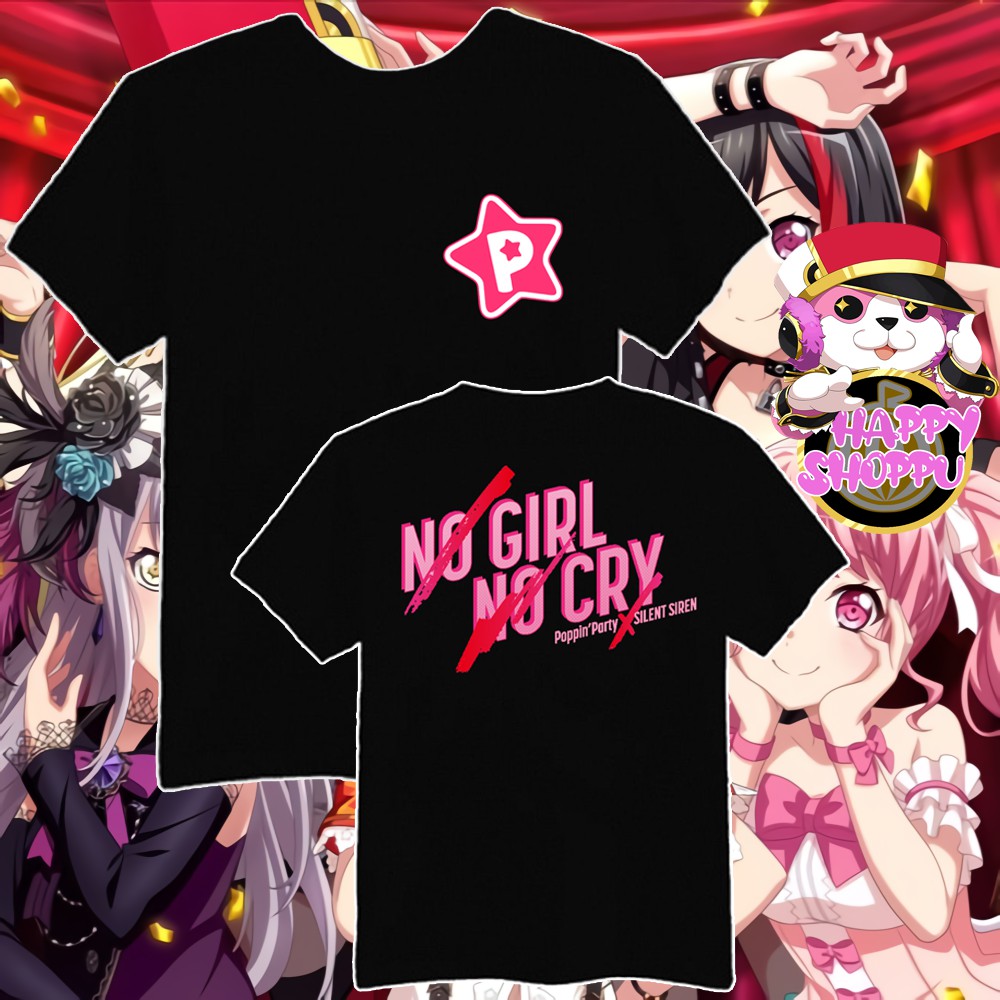 KAOS ANIME BANG DREAM POPIPA X SILENT SIREN