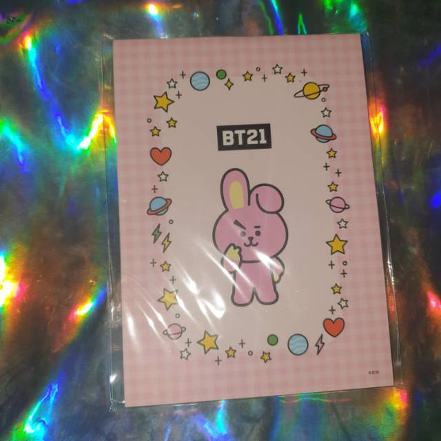 BT21 X MONOPOLY LETTER PAD