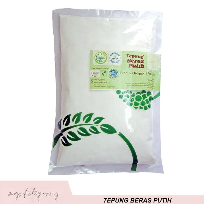 

Tepung Beras Putih Organik merk Lingkar Organik 500 gram