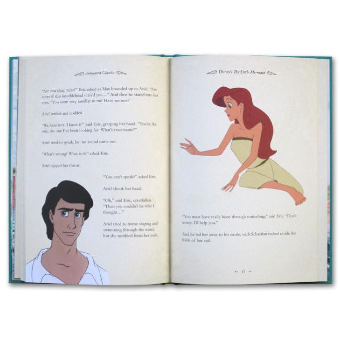 Animated Classic Walt Disney The Little Mermaid Story Book