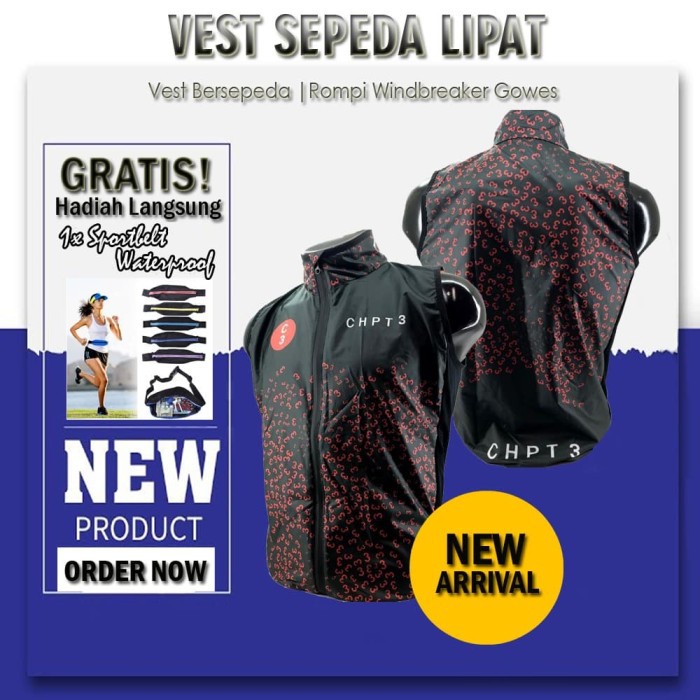 Jual Rompi Brompton CHPT3 Vest Sepeda Lipat Chpt3 Bersepeda Olahraga terbaik