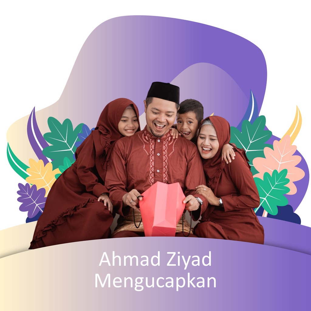 Video Ucapan Puasa dan Lebaran Idul Fitri 2022 1443H Tipe LQ-3