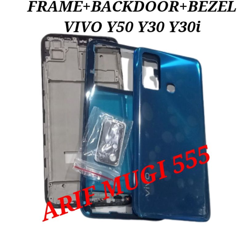 FRAME+BACKDOOR+BEZZEL BAZEL KESING CASING HOUSING FULLSET VIVO Y50 Y30 Y30I ORIGINAL