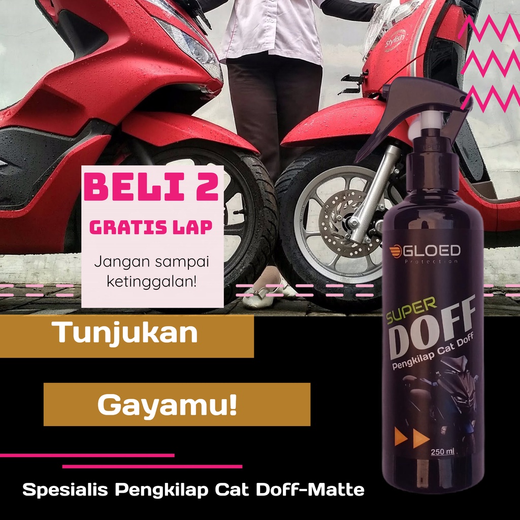 Pengkilap Body Motor Doff Nano coating premium quality Pengkilap motor - mobil