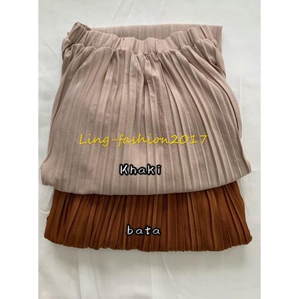 ♥ Rok plisket lurus premium import/ rok plisket/rok muslim/rok lurus ♀