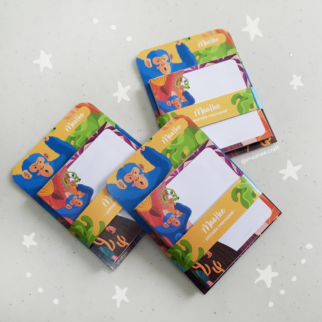 

MAAHEE Memopad - PRIMATE SERIES