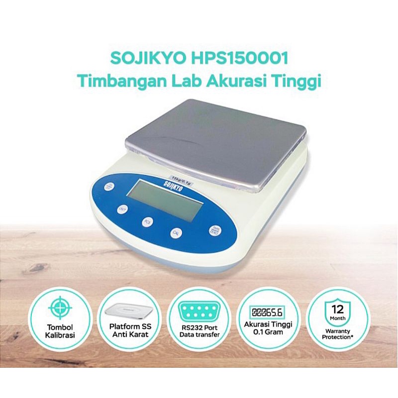 Timbangan Analitik Timbangan Laboratorium Timbangan Akurasi Tinggi Sojikyo HPS 150001