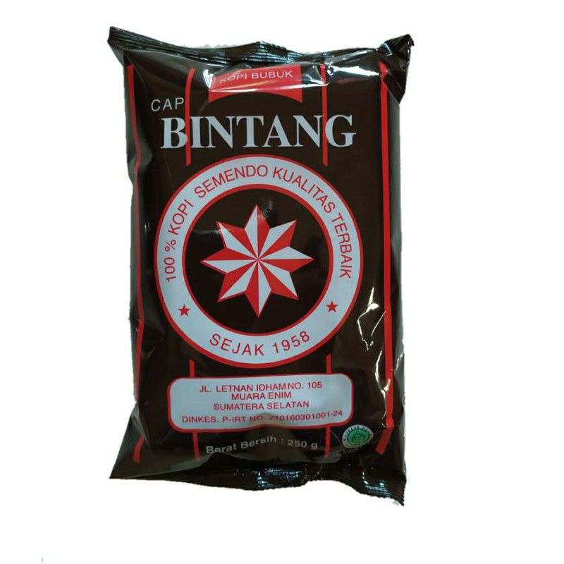 

KOPI BINTANG ASLI SEMENDO 250g|KOPI BINTANG|KOPI SEMENDO ASLI