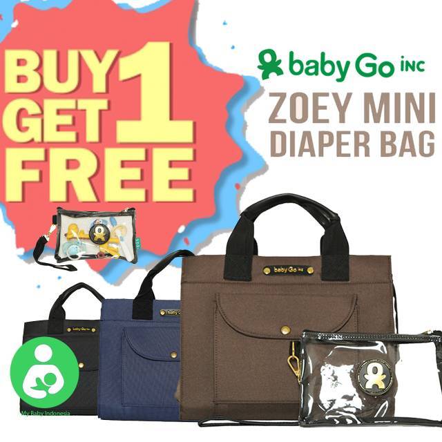 BabyGo Inc - Baby Go Inc Zoey Mini Diaper Bag Babygo Babygoinc tas bayi / anak