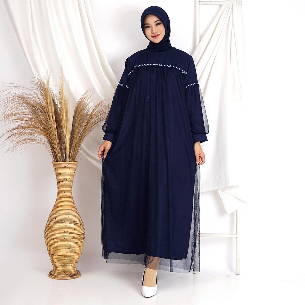 ZOYA MAXY 7 WARNA GAMIS TILE BISA JUMBO BIGSIZE MOSCREPE PAYET MUTIARA MEWAH MAXI DRESS