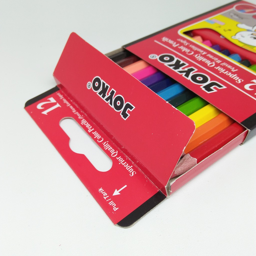 [SET] PENSIL WARNA JOYKO CP-S12 12 WARNA PENDEK-3