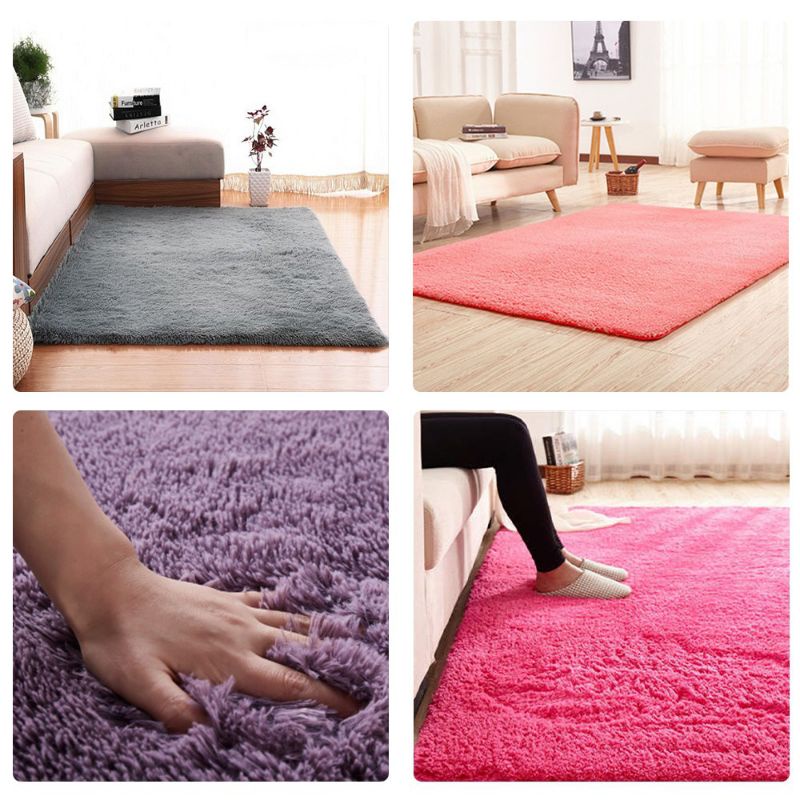 1KG - KARPET BULU RASFUR PREMIUM bulu lebih tebal & panjang -