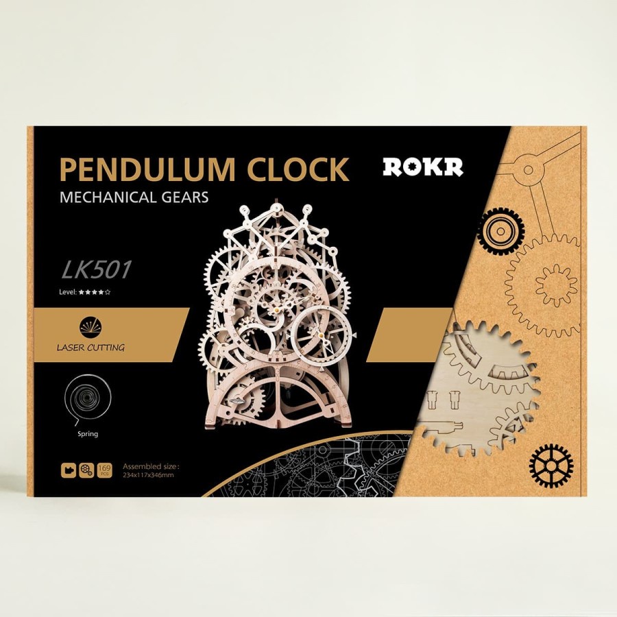 ROLIFE Robotime Pendulum Clock LK501 Hobby And Toy Collection
