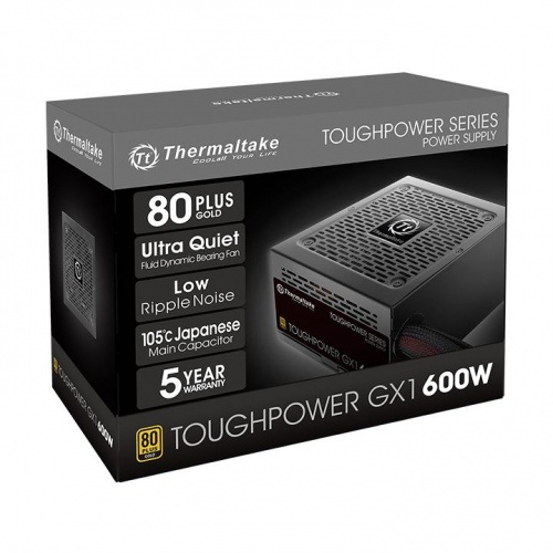 PSU Thermaltake Toughpower GX1 600W | 80+ Gold Power Supply non rgb