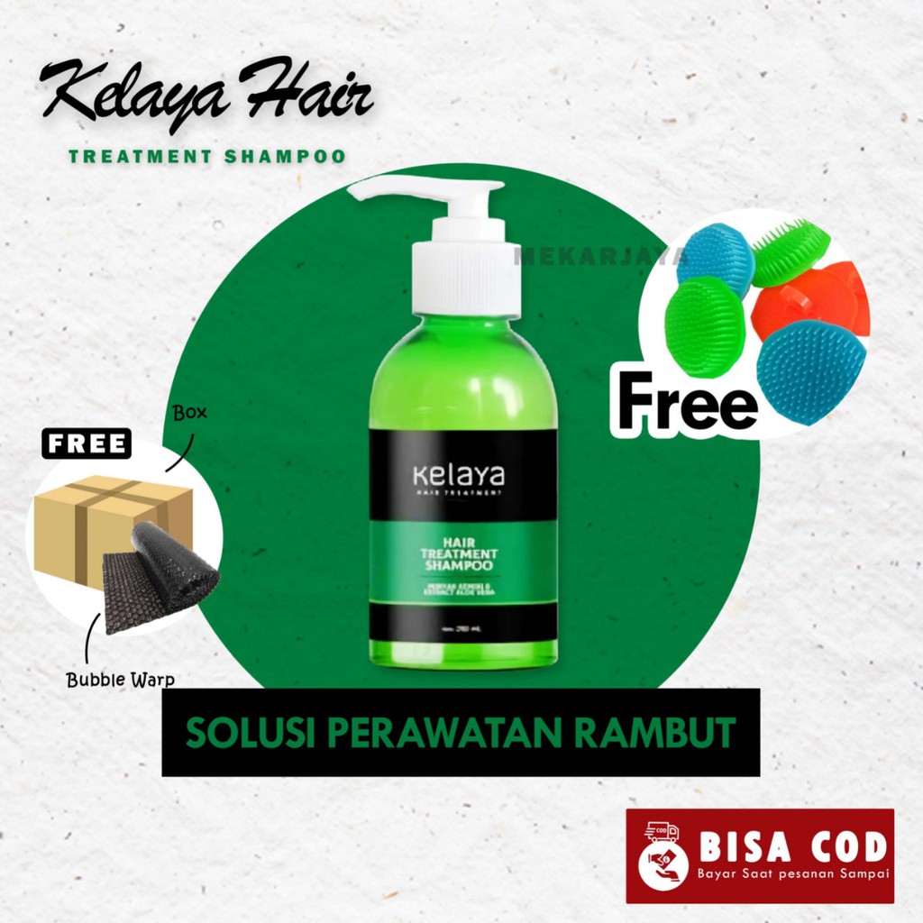 PAKET LENGKAP KELAYA HAIR TREATMENT SAMPO KELAYA SERUM KELAYA MINYAK KELAYA