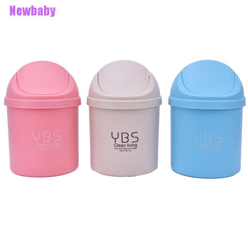 Tempat Sampah Mini Bahan Plastik Ukuran 20x13cm Untuk Rumah / Kantor
