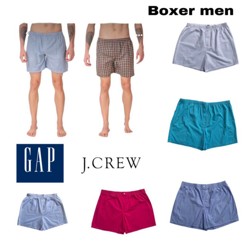Boxer men Jcrew Gap motif polos