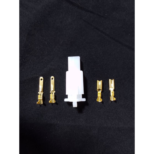 Soket 2 Pin 1 Set Kecil Mobil Motor Sambungan Lampu alis