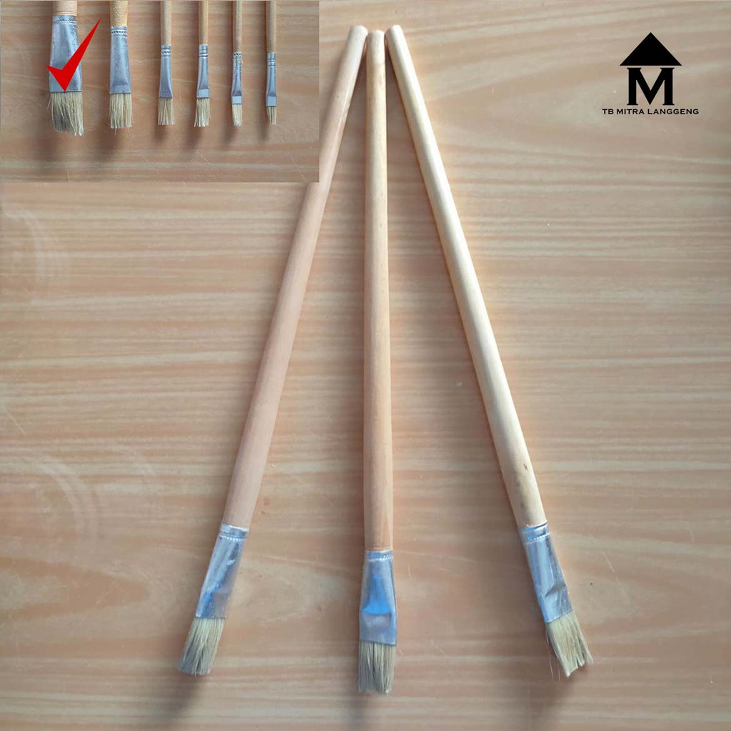 

Kuas Lukis Kayu No 12 (2cm) Berkualitas